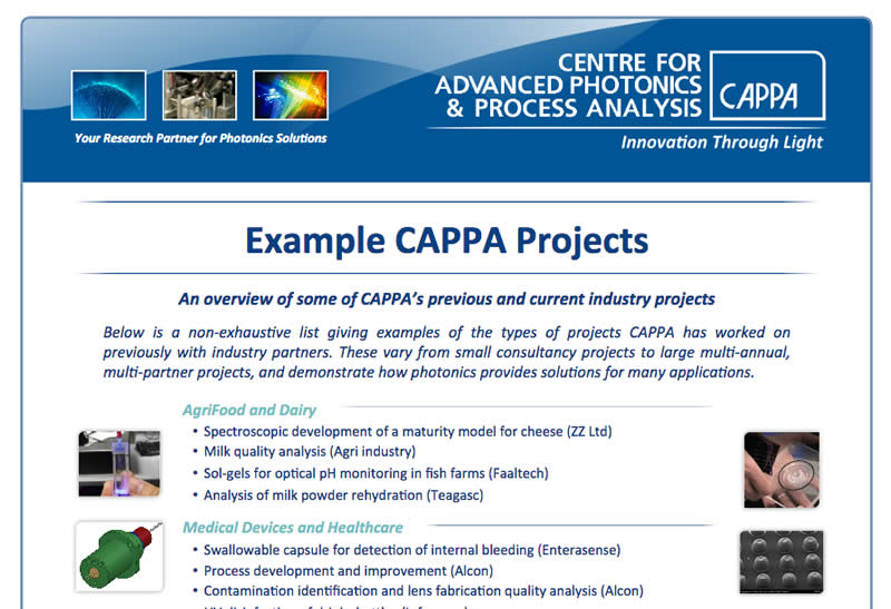 Photonics Applications - CAPPA