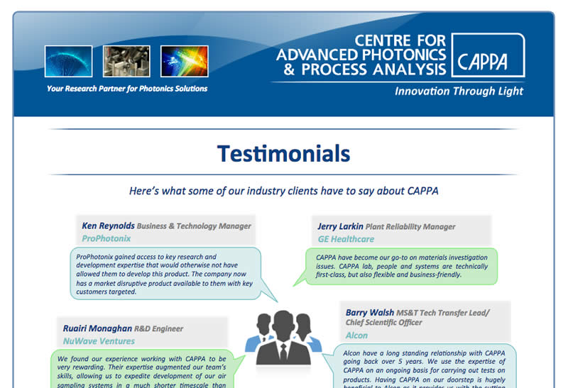Photonics Applications - CAPPA