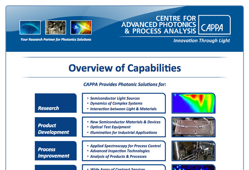 Photonics Applications - CAPPA