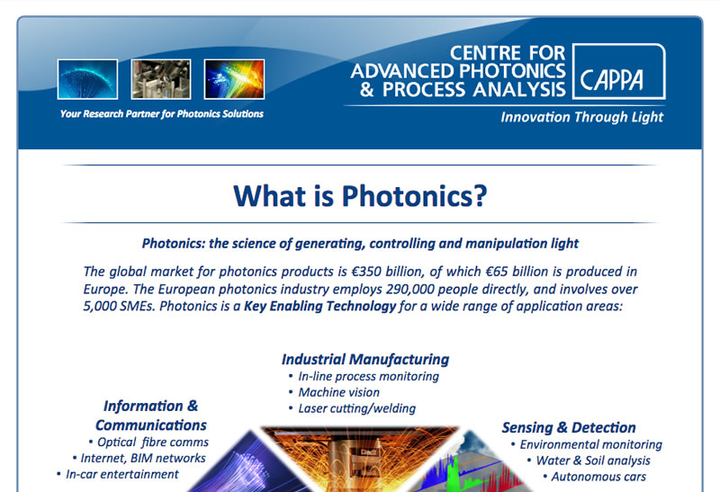 Photonics Applications - CAPPA