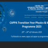 CAPPA TY Physics and Maths Programme 2023