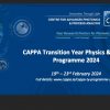 CAPPA TY Physics and Maths Programme 2024