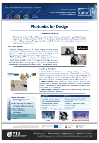 Photonics Applications - CAPPA